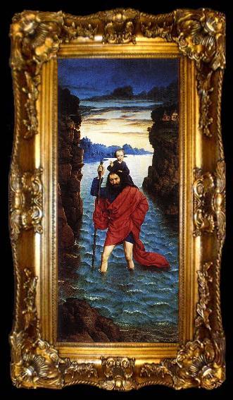 framed  Dieric Bouts Saint Christopher, ta009-2